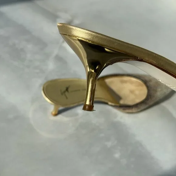 Giuseppe Zanotti Embellished Beaded Kitten Heels - Picture 8 of 15